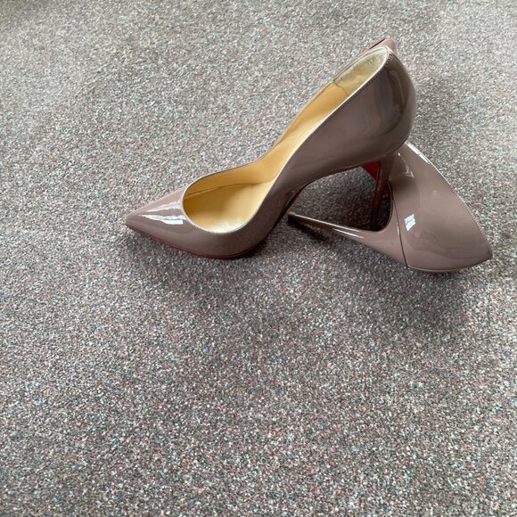 New Paris Christian Louboutin Taupe Shoes - Picture 6 of 13